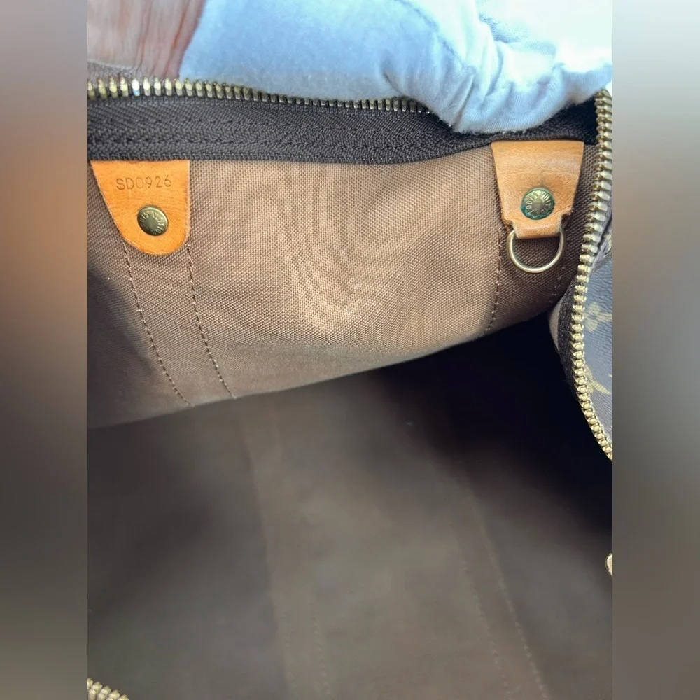 Louis Vuitton Vintage Boston Bag Carryall 45 Monogram SD0926 tote Classic